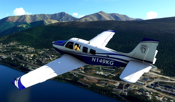 Bonanza Blue Ice - for Microsoft Flight Simulator