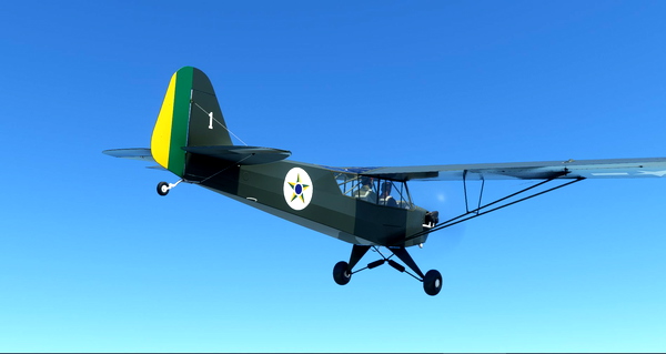 Brazilian Air Force (Musal Version) | FAB 1 | Flight Replicas Piper L-4H | 8K Resolution - for Microsoft Flight Simulator