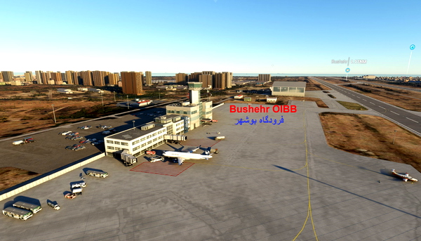 Bushehr airport( OIBB) فرودگاه زیبای بوشهر - for Microsoft Flight Simulator