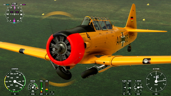 ASOBO Texan ,C.C.F. Harvard Mk.IV Luftwaffe 1959 - for Microsoft Flight Simulator