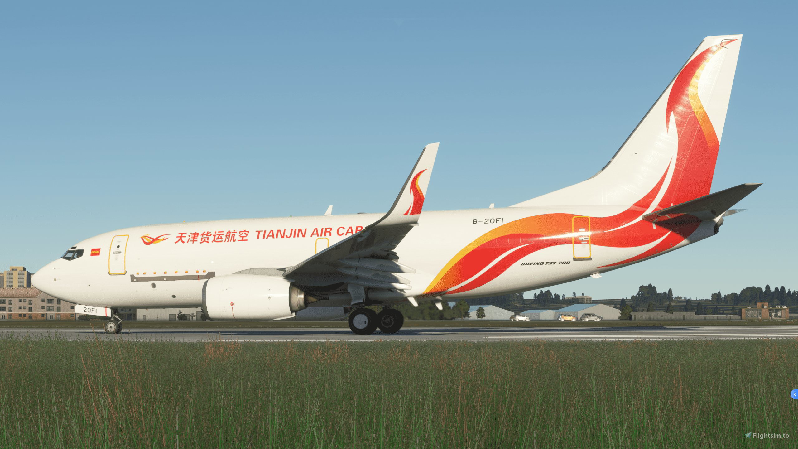 [机你太美CAi Studio]PMDG737-700 BDSF Tianjin Air Cargo B-20F1 For Microsoft ...