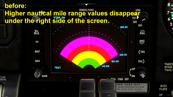 Carenado Cessna 337 Skymaster small weather radar fix - for Microsoft Flight Simulator