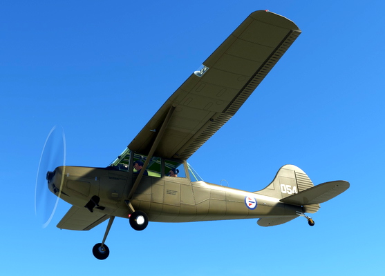 Cessna Bird Dog O-1A RNoAF - for Microsoft Flight Simulator