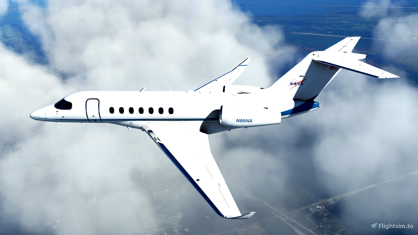 Cessna Citation Longitude N95NA for Microsoft Flight Simulator | MSFS