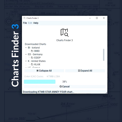 Charts Finder 3 - for Microsoft Flight Simulator