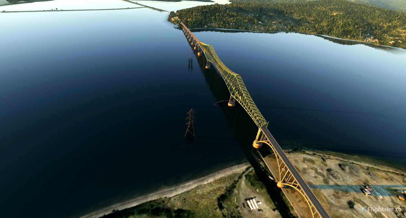 Conde McCullough Memorial Bridge North Bend Oregon for Microsoft Flight ...