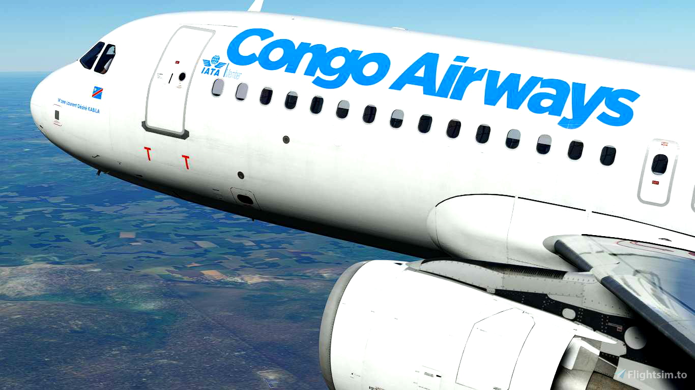 Congo Airways 9SAKD para Microsoft Flight Simulator MSFS