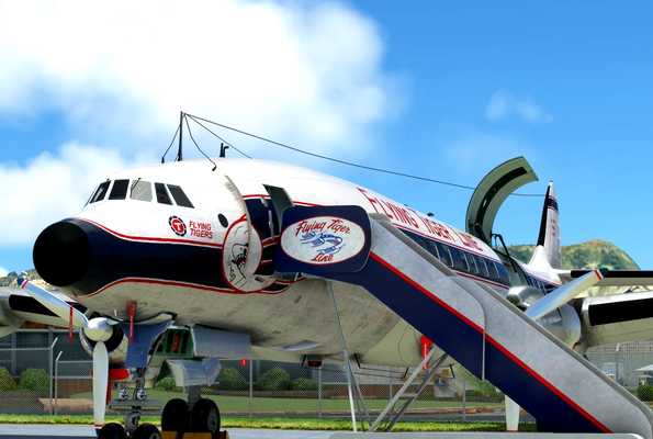 Constellation "Flying Tiger Air Freight" - for Microsoft Flight Simulator