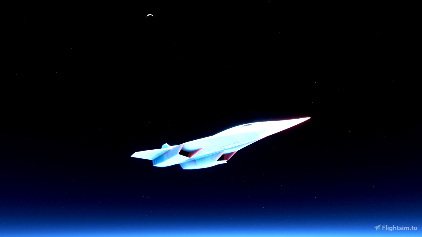 DarkStar FacetBlue Livery for Microsoft Flight Simulator MSFS