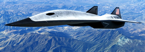 Darkstar SR-72 Version "End Day" - for Microsoft Flight Simulator