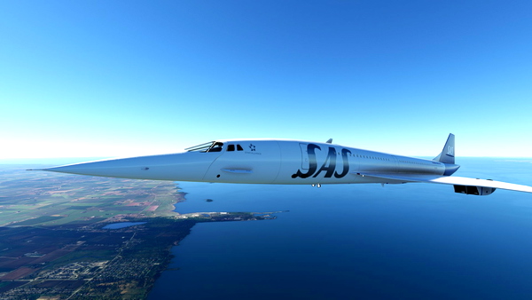 DC Designs Concorde SAS (SE-SST - Fictional) - for Microsoft Flight Simulator