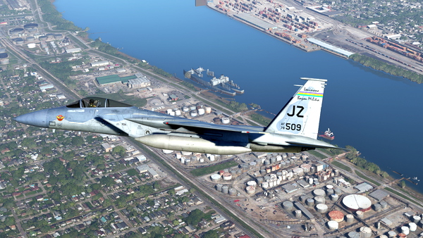 DC Designs F-15C 122nd FS 78-509 - for Microsoft Flight Simulator