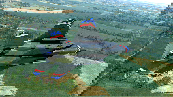 DC Designs F-15E 492nd FS 92-0364 70th Anniversary Liberty Wing - for Microsoft Flight Simulator