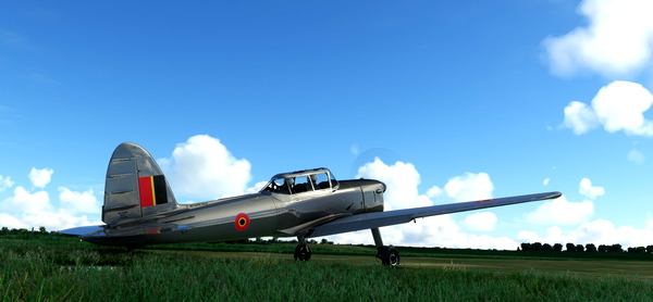 de Havilland Canada DHC-1 Chipmunk Belgian Air Force C-1 - for Microsoft Flight Simulator