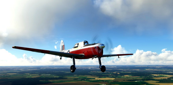 de Havilland Canada DHC-1 Chipmunk F-AZLO - for Microsoft Flight Simulator