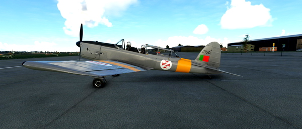 de Havilland Canada DHC-1 Chipmunk G-CGOA - for Microsoft Flight Simulator