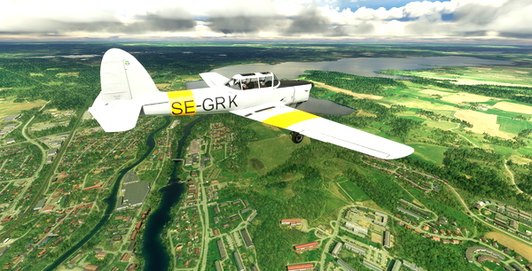 de Havilland Canada DHC-1 Chipmunk SE-GRK - for Microsoft Flight Simulator