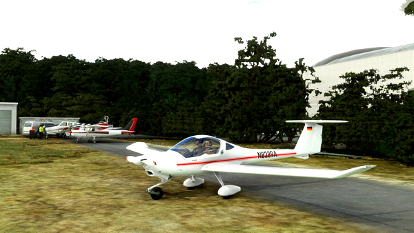 Dv-20 Red Striped (custom reg) - for Microsoft Flight Simulator
