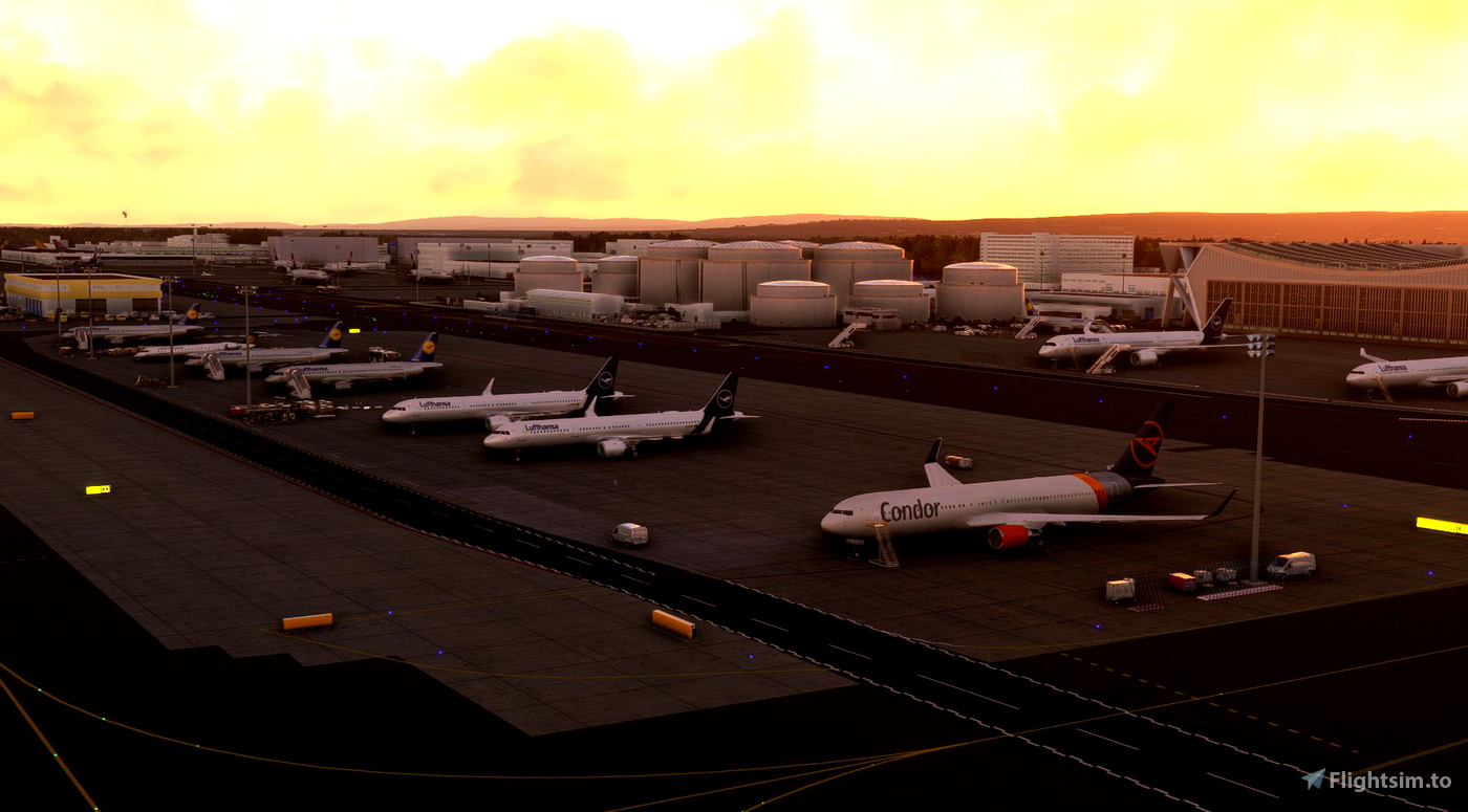 EDDF Static Aircraft for Microsoft Flight Simulator MSFS