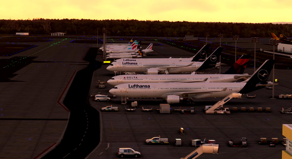 EDDF Static Aircraft - for Microsoft Flight Simulator