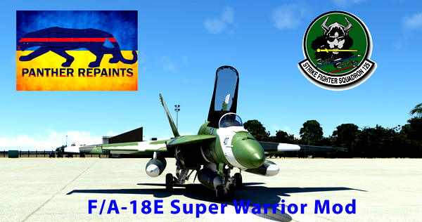 FA18E_VFA 125 Marines '"Rough Raiders with Super Warrior Mod" - for Microsoft Flight Simulator