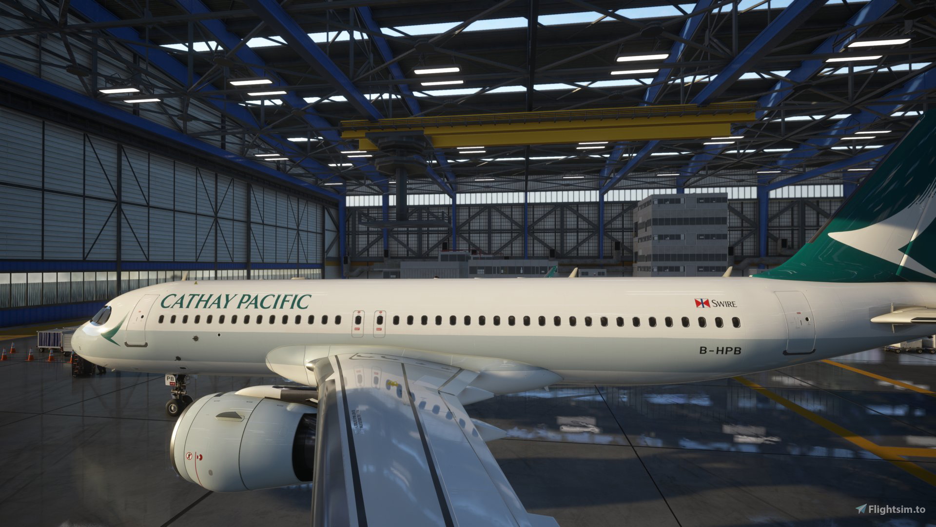 FBW A32NX Cathay Pacific B-HPB 8K Livery For Microsoft Flight Simulator ...