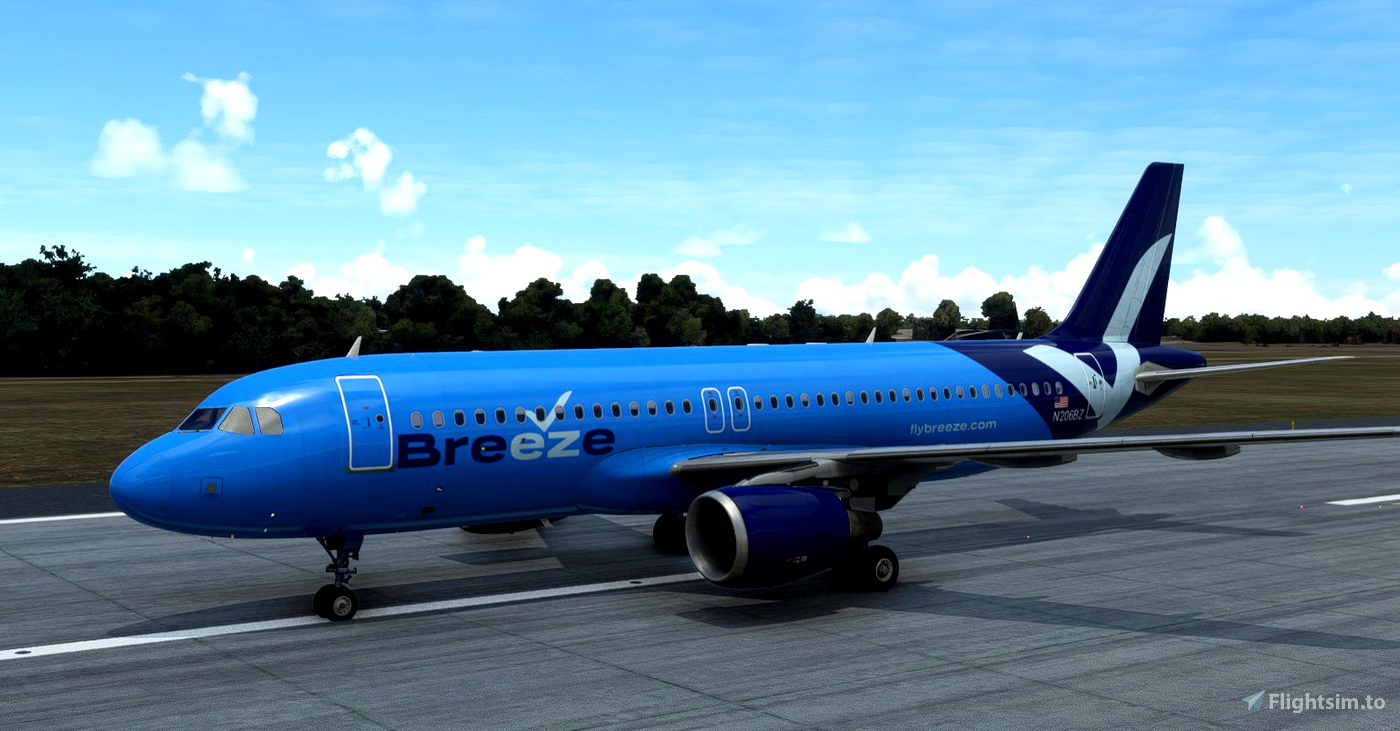 Fenix A320 - Breeze Airways [Fictional] for Microsoft Flight Simulator ...