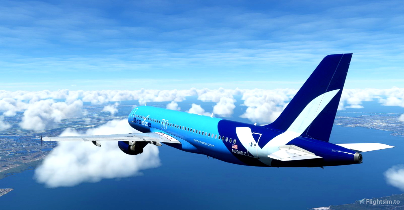 Fenix A320 - Breeze Airways [Fictional] for Microsoft Flight Simulator ...