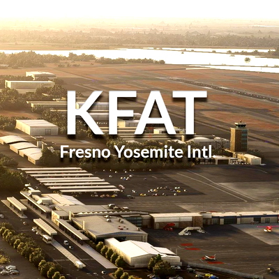 KFAT - Fresno Yosemite International Airport - for Microsoft Flight Simulator