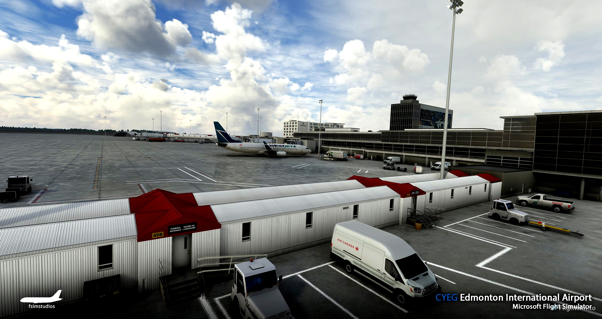 FSimStudios CYEG Edmonton International Airport for MSFS