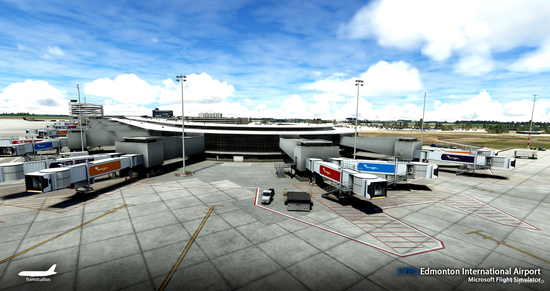 FSimStudios CYEG Edmonton International Airport for MSFS