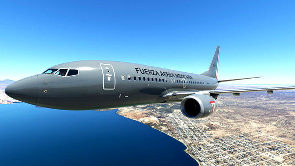 PMDG 737-700 Fuerza Aerea Mexicana w/ cabin - Mexican Air Force (3526) - for Microsoft Flight Simulator