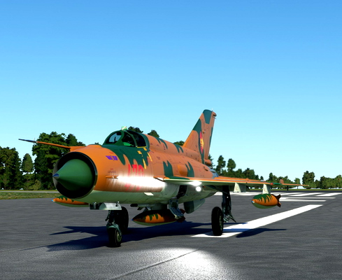 GKS MiG-21 MF DDR 478 - for Microsoft Flight Simulator