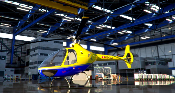 HCG Cabri G2 HB-XUE Swiss Helicopter - for Microsoft Flight Simulator
