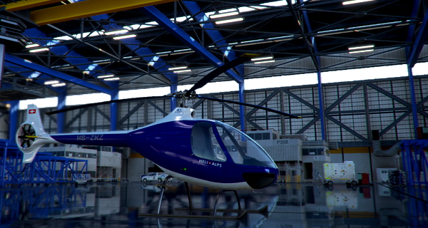 HCG Cabri G2 HB-ZKZ Heli Alpes - for Microsoft Flight Simulator