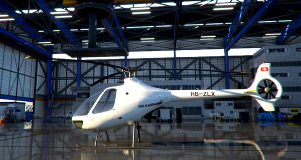 HCG Cabri G2 HB-ZLX Heli lausanne - for Microsoft Flight Simulator