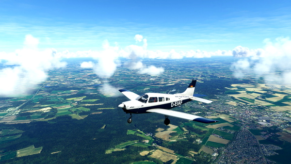 JF Piper Warrior II D-EIAF AAG Flight Academy - for Microsoft Flight Simulator