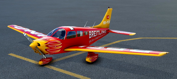 JF Warrior II HB-PCV Breitling - for Microsoft Flight Simulator
