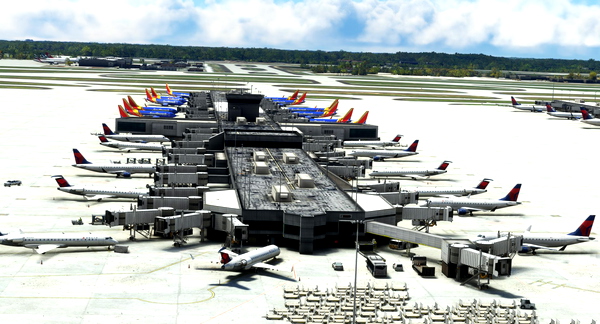 KATL Static Aircraft - for Microsoft Flight Simulator