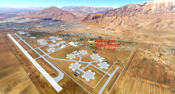 Kermanshah airport ( OICC) فرودگاه کرمانشاه - for Microsoft Flight Simulator