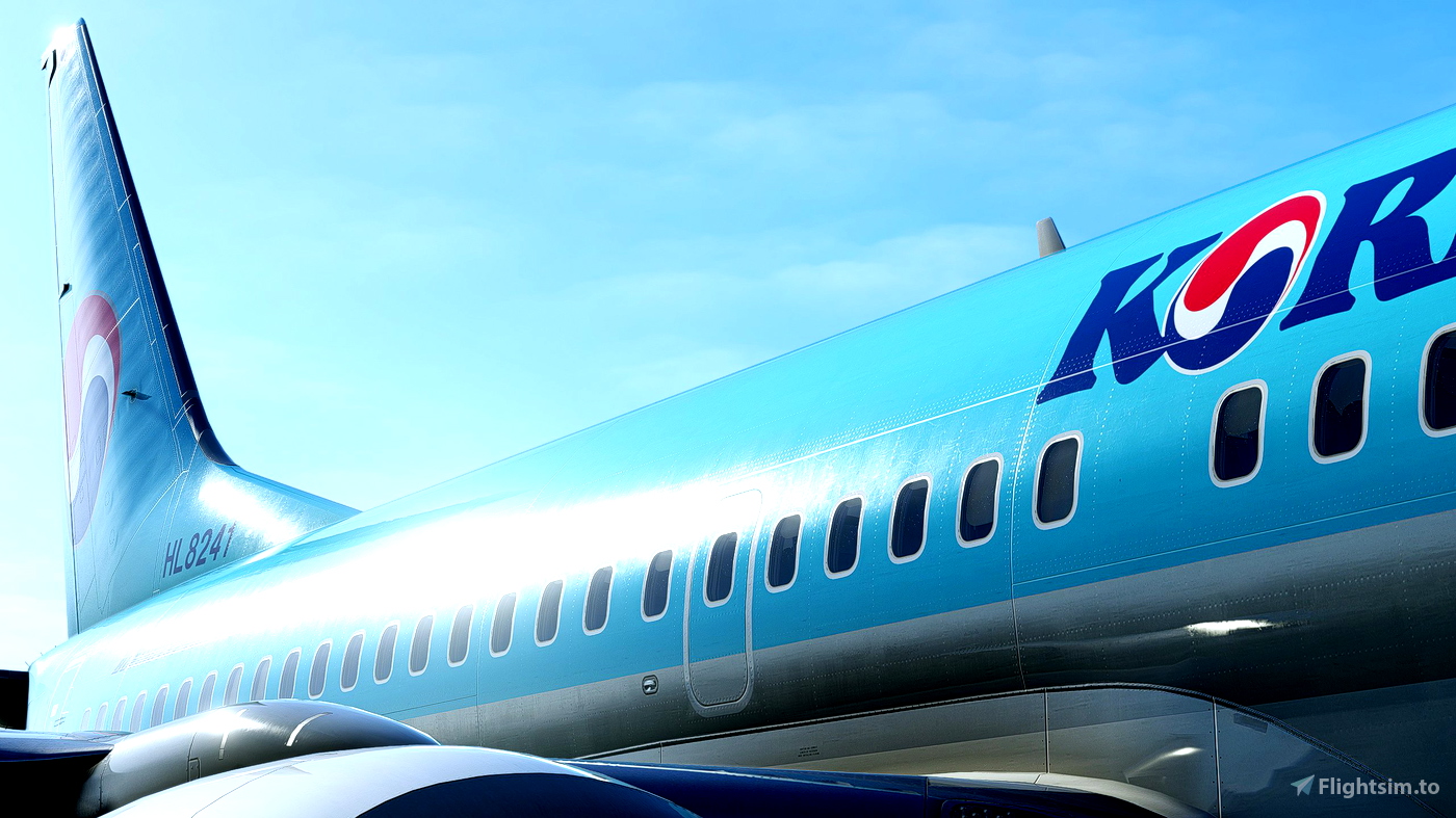 Korean Air Livery for PMDG Boeing 737-700 for Microsoft Flight ...