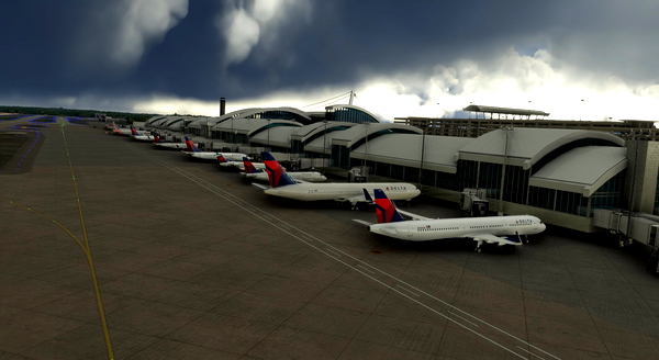 KRDU Static Aircraft - for Microsoft Flight Simulator