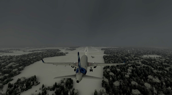 Landing at Quebec - for Microsoft Flight Simulator