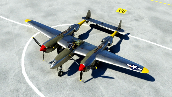 Lockheed P-38L (FlyingIron Simulations) "94th FS #90" - for Microsoft Flight Simulator