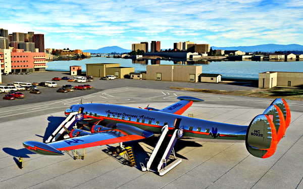 Lockheed Super Connie American Overseas Airlines - for Microsoft Flight Simulator