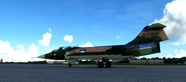 Lockheed TF-104 USAF 57-1305 - for Microsoft Flight Simulator