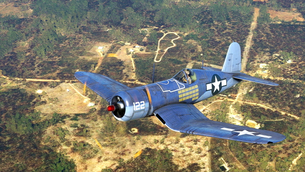 MilViz FG-1D Corsair VFM-111 "Devil Dogs" Ole 122. - for Microsoft Flight Simulator