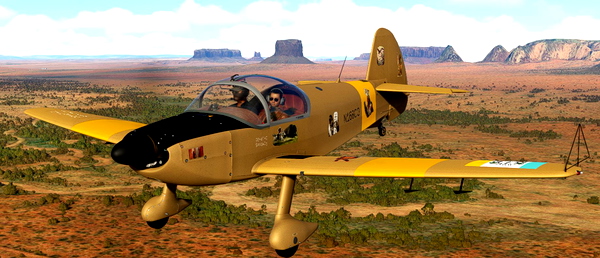 Mudry Cap10 repaint Brown Indians - for Microsoft Flight Simulator