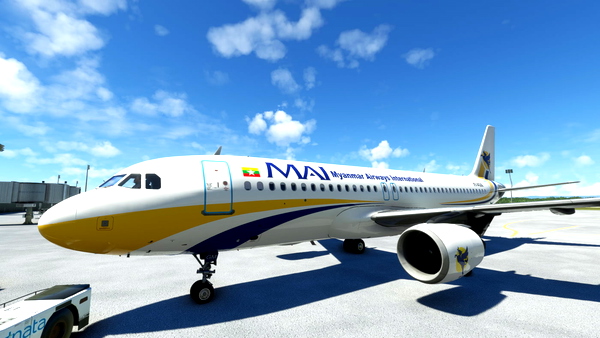 Myanmar Airways International XY-AGM - for Microsoft Flight Simulator