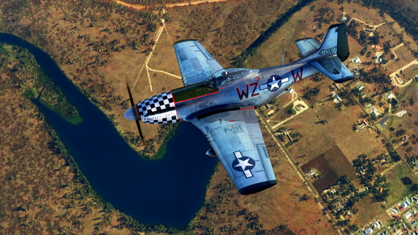 North American P-51D Mustang ''Frances Dell'' - for Microsoft Flight Simulator
